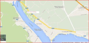 cartina per giungere alla darsena