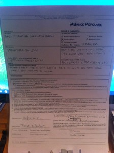 05 bonifico euro 3000