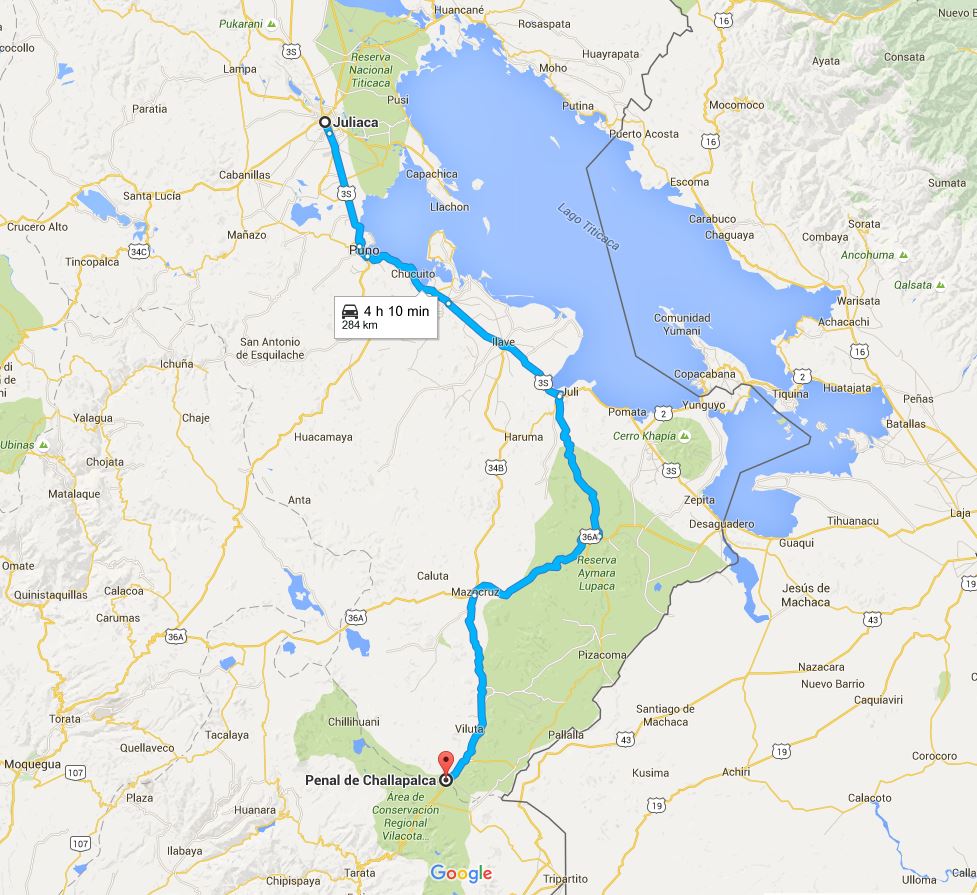 04 cartina Juliaca challapalca