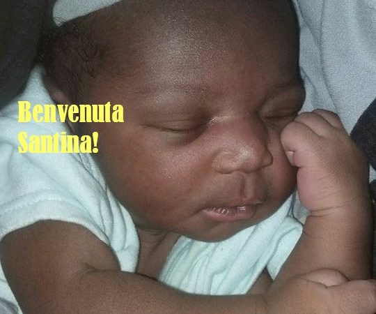 LA PICCOLA SANTINA NATA IL VENTISETTE OTTOBRE DUEMILASEDICI