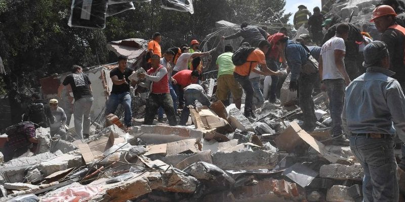 Aiuto per Terremoto in Messico