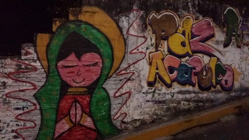 Frigorifero nella colonia di La Laja ad Acapulco
